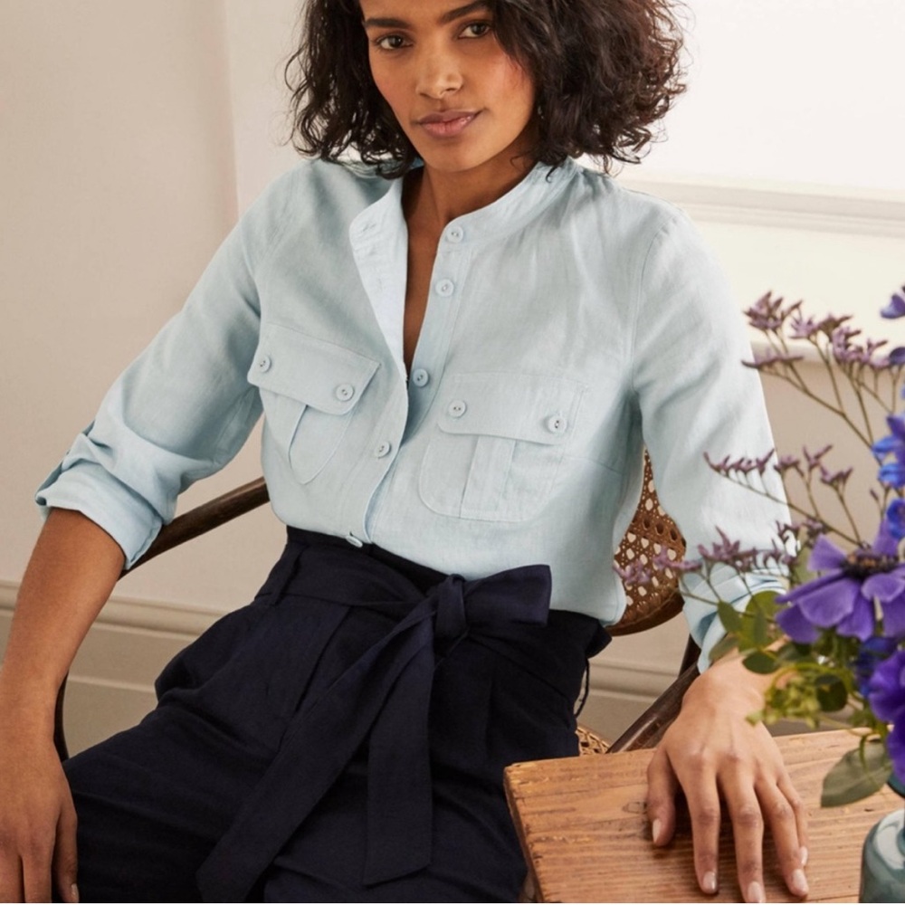 Boden Dolores Linen Shirt